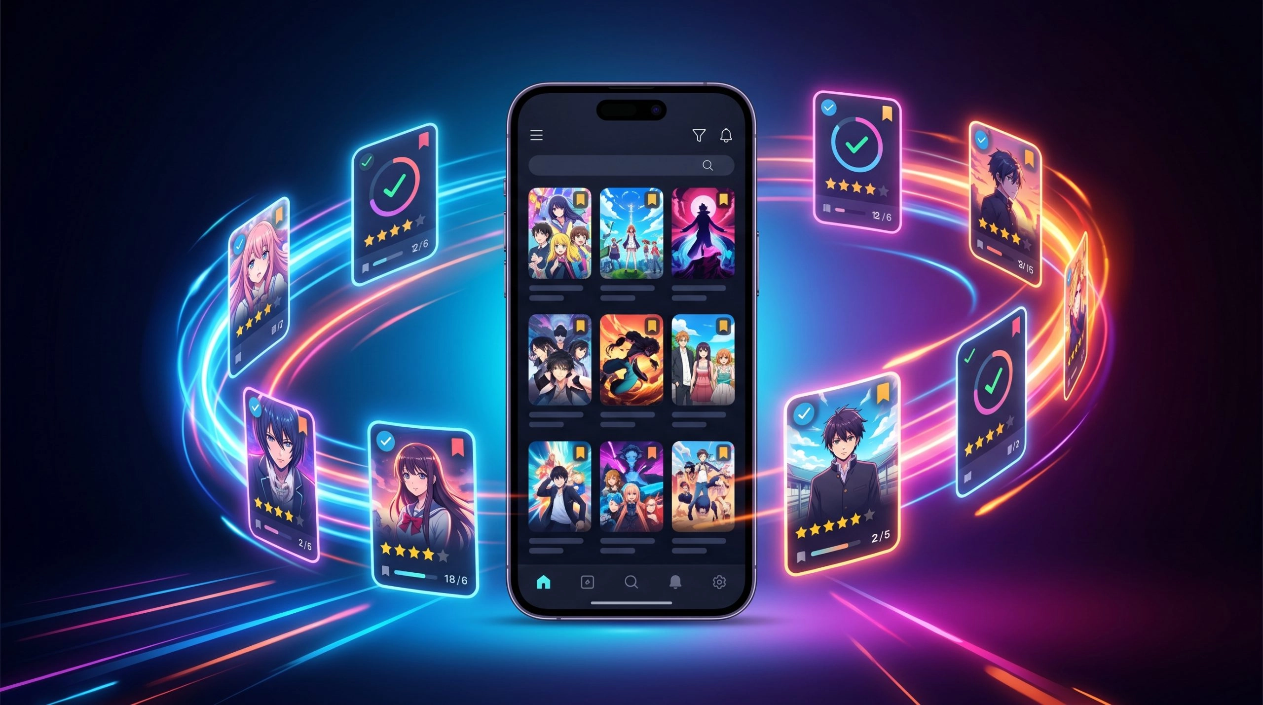 App para organizar lista de animes ya vistos