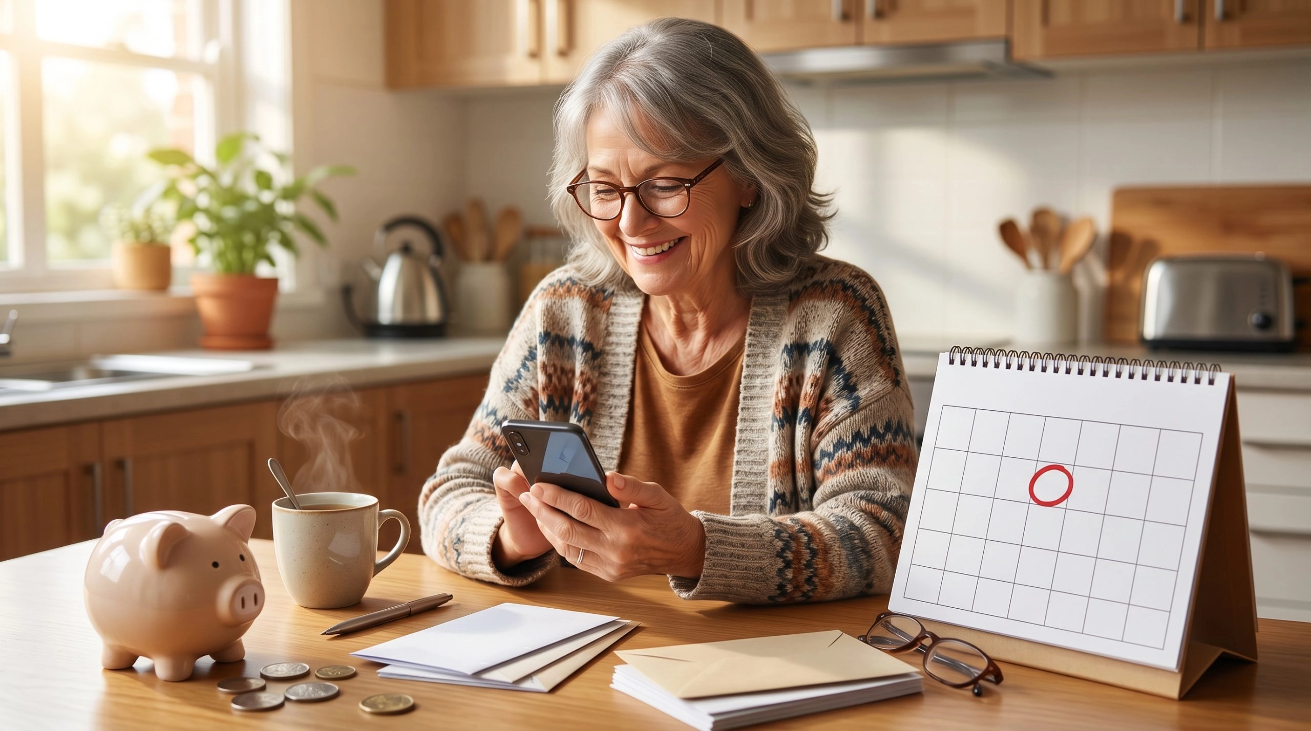 Older Australian checking pension payment dates