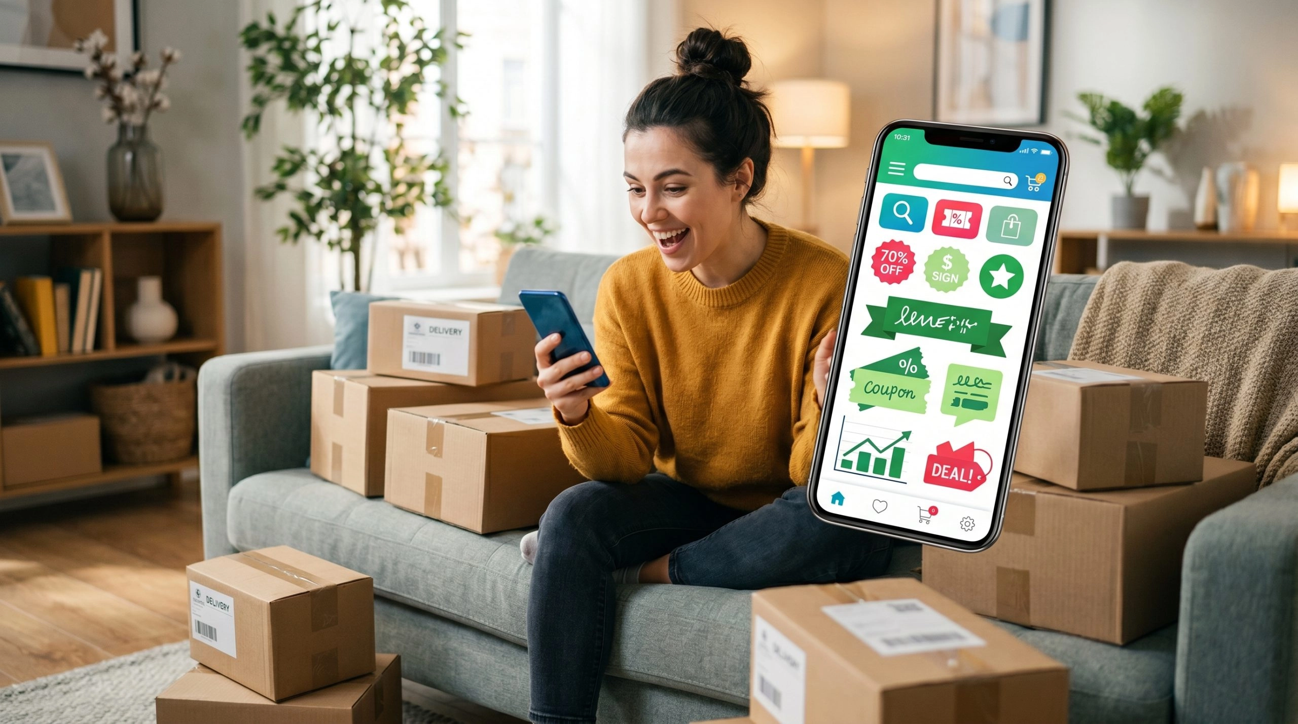 APP de descuentos y cupones para compras online